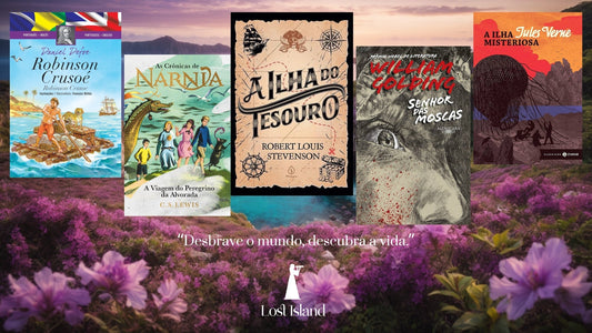 Entre Livros, Brilhos e Ilhas Perdidas: Inspire-se com Joias e Aventuras Literárias