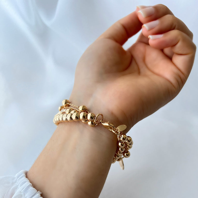 Pulseira Star e Show Banho Ouro 18k