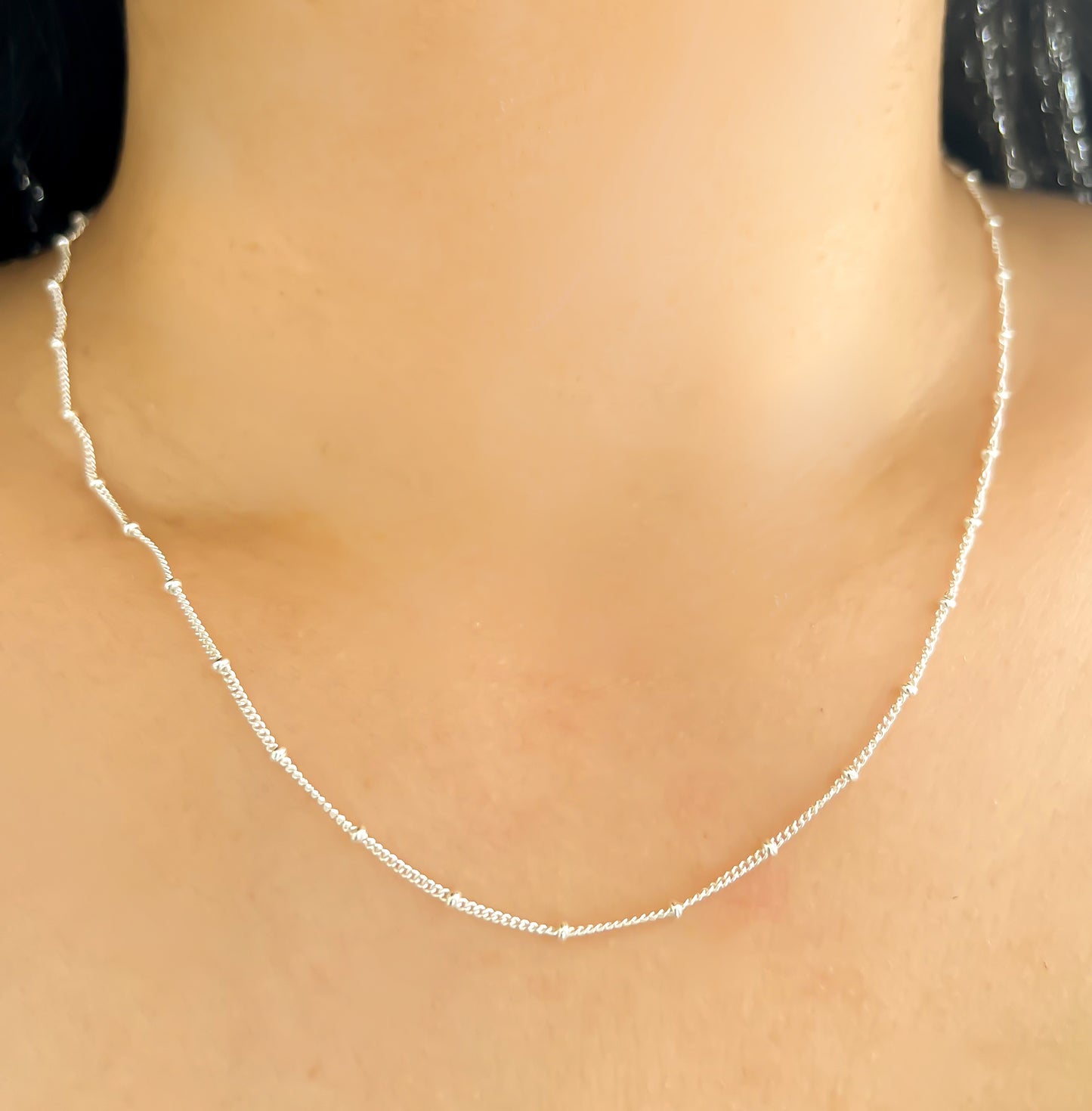 Corrente de Prata 925 Grumet com Bolinha