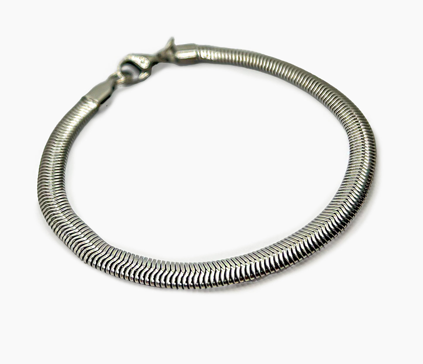Pulseira Snake Masculina em Aço Hipoalérgico