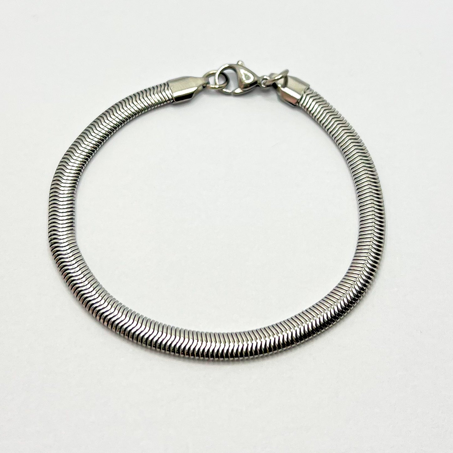 Pulseira Snake Masculina em Aço Hipoalérgico