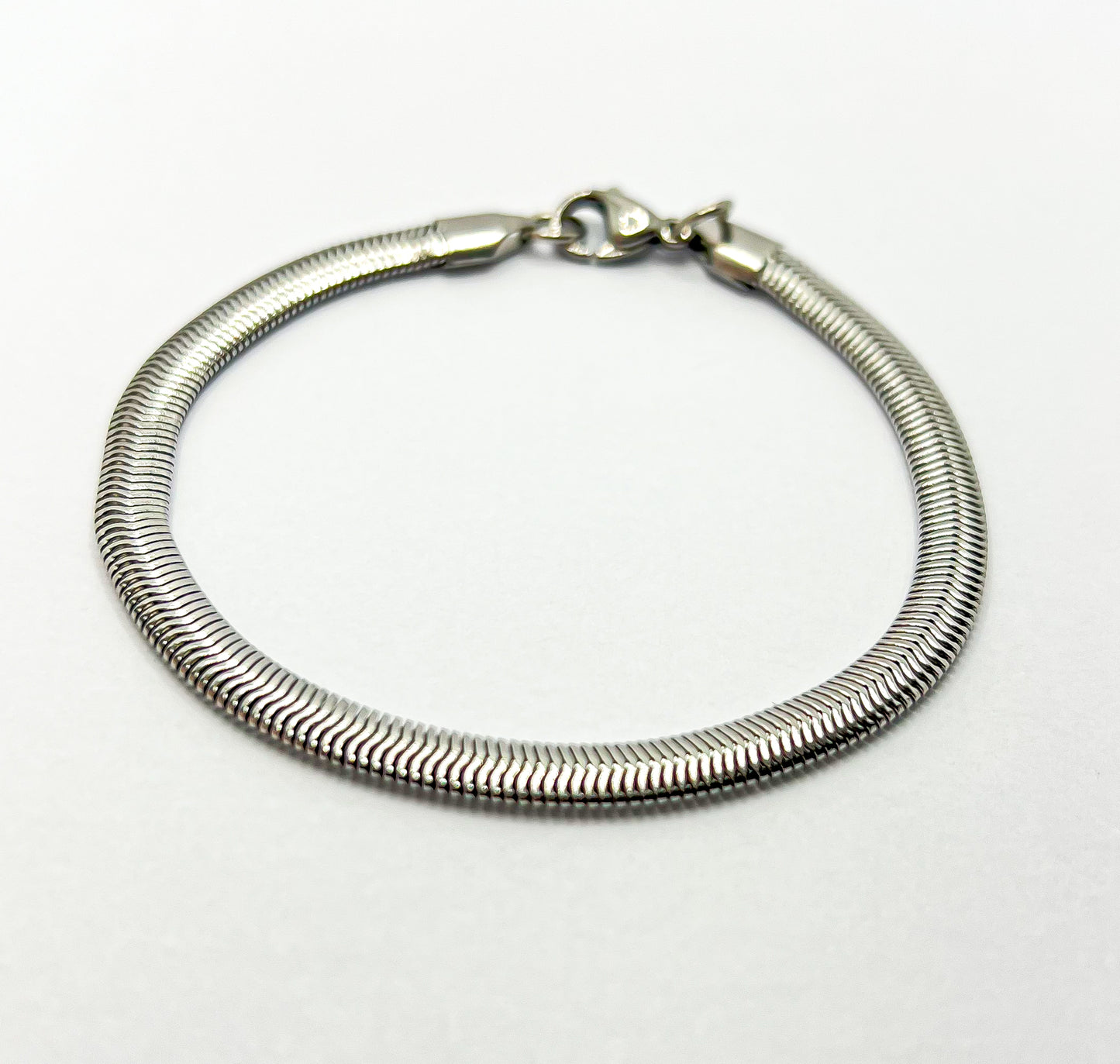 Pulseira Snake Masculina em Aço Hipoalérgico