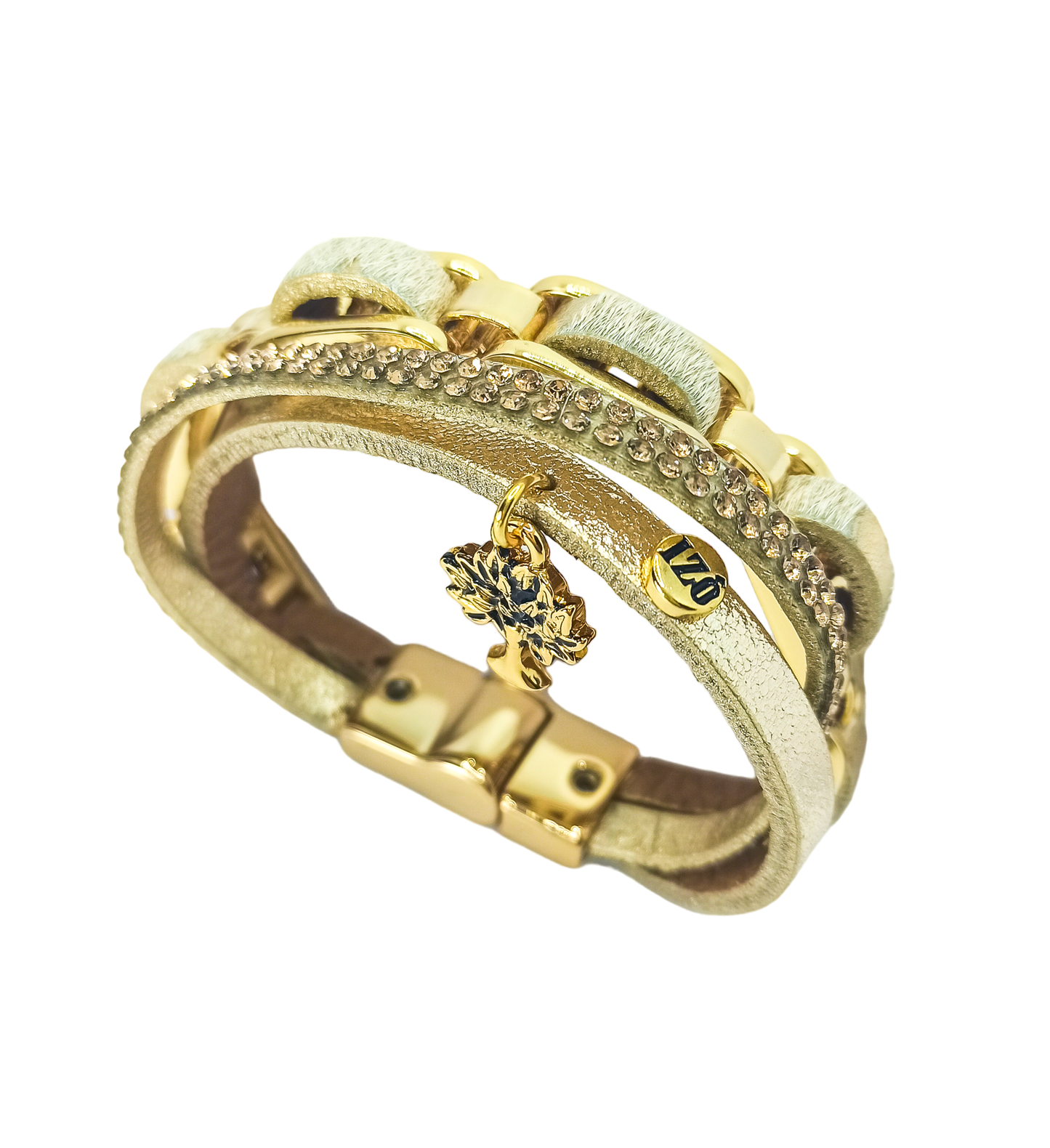 Pulseira de Couro Trio Margot