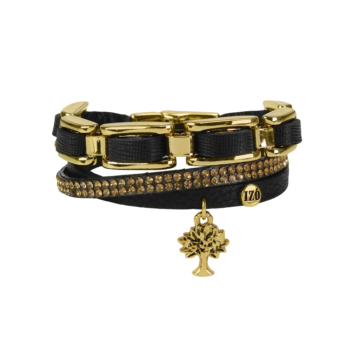 Pulseira de Couro Trio Margot