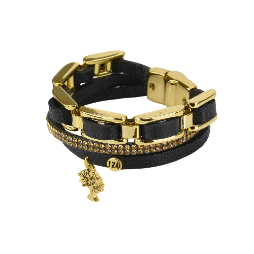 Pulseira de Couro Trio Margot