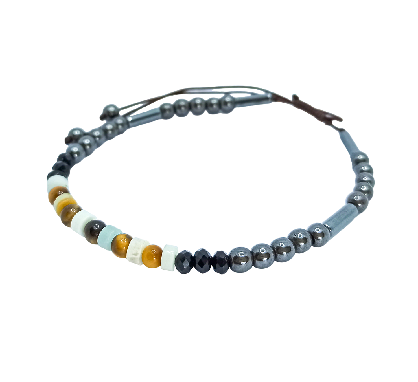Pulseira Constelar com Pedras Naturais Masculina