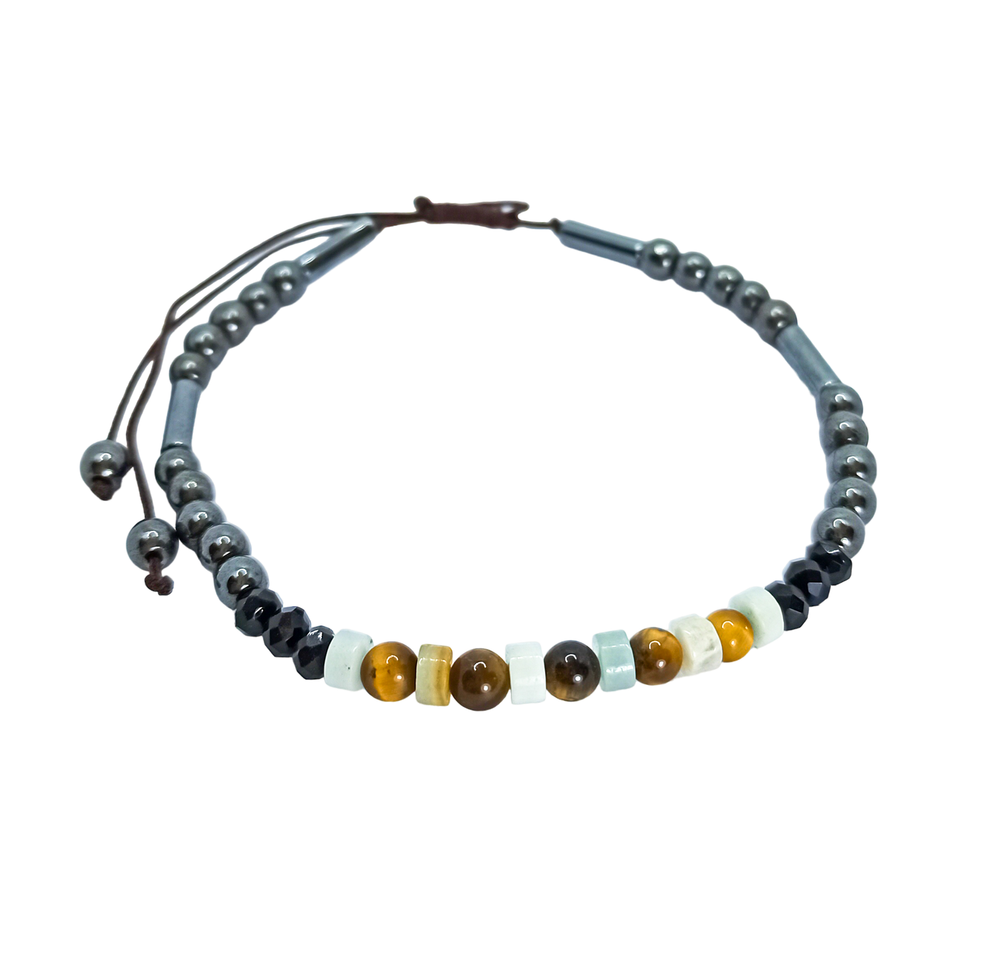Pulseira Constelar com Pedras Naturais Masculina