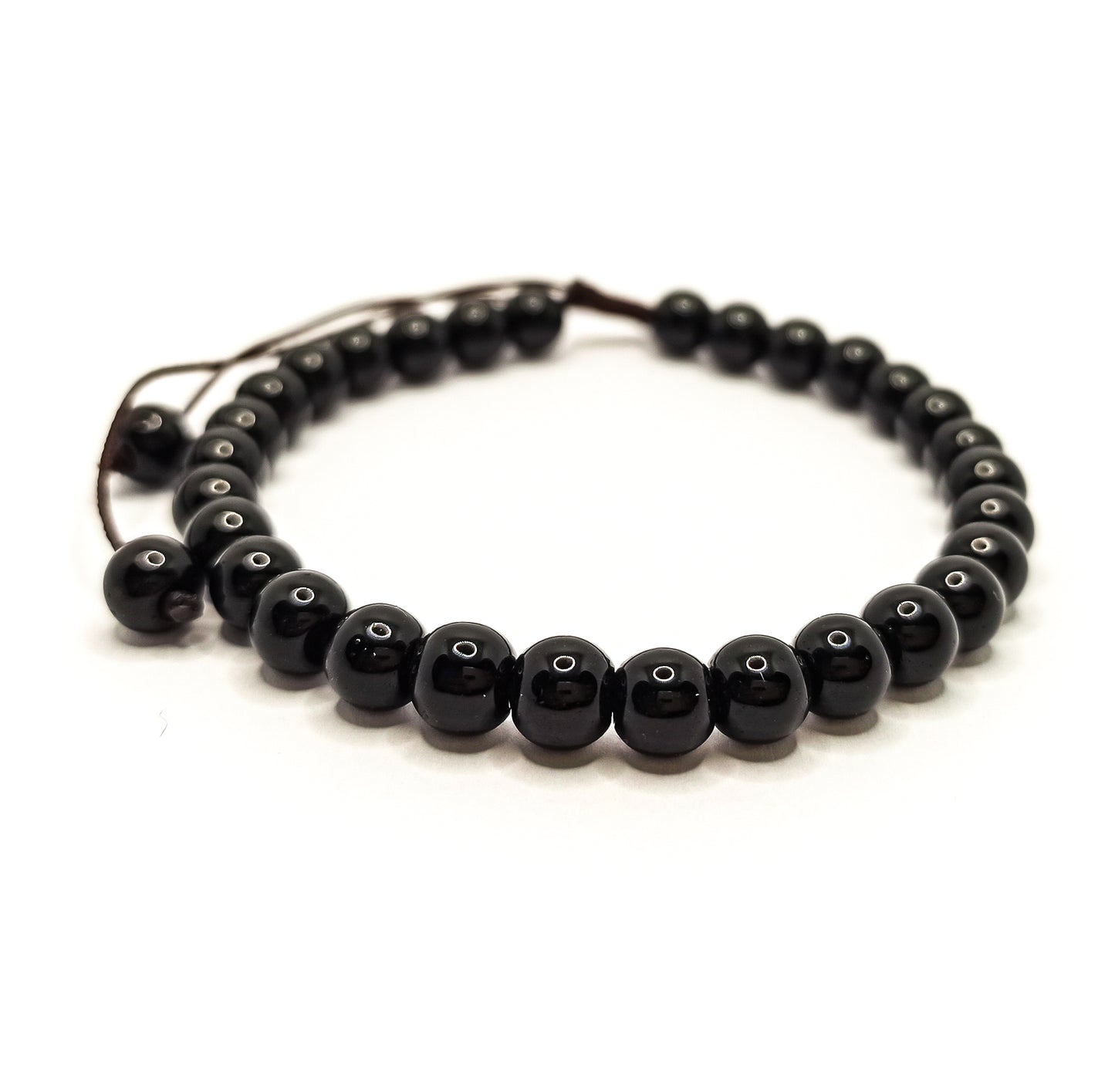 Pulseira Black Ball Porcelana