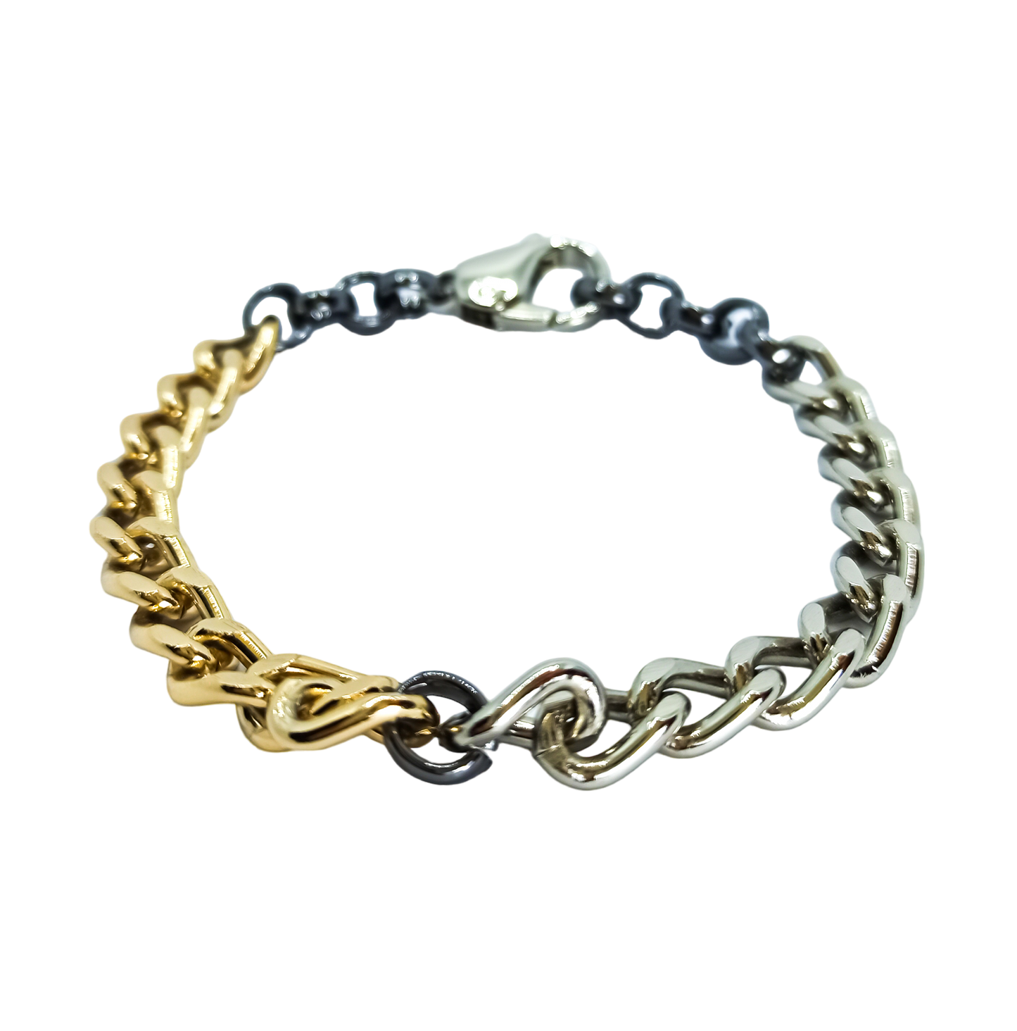 Pulseira Urban Classic Banho Grafite e Dourado