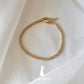 Pulseira Delicada Mini Riviera Banho Ouro 18k