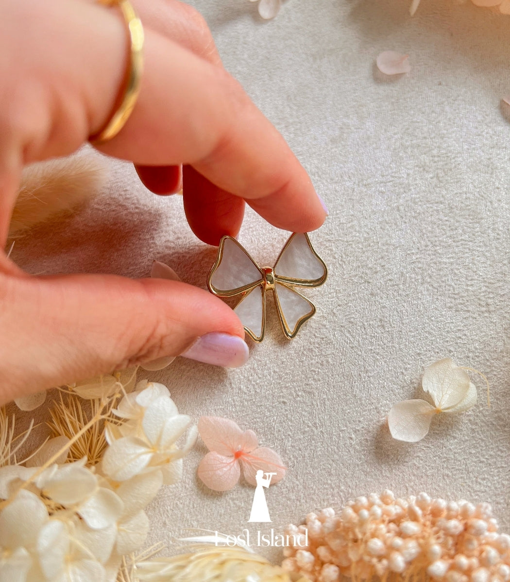 Broche Laço Branco