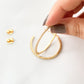 Brinco Argola Mary Banho Ouro 18k