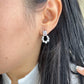 Conjunto Graça Banhado a Ródio Branco