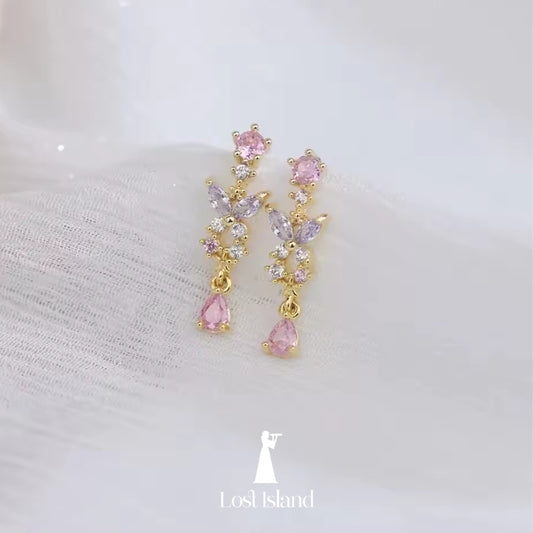 Brinco Encanto Flora Banho Ouro 18k