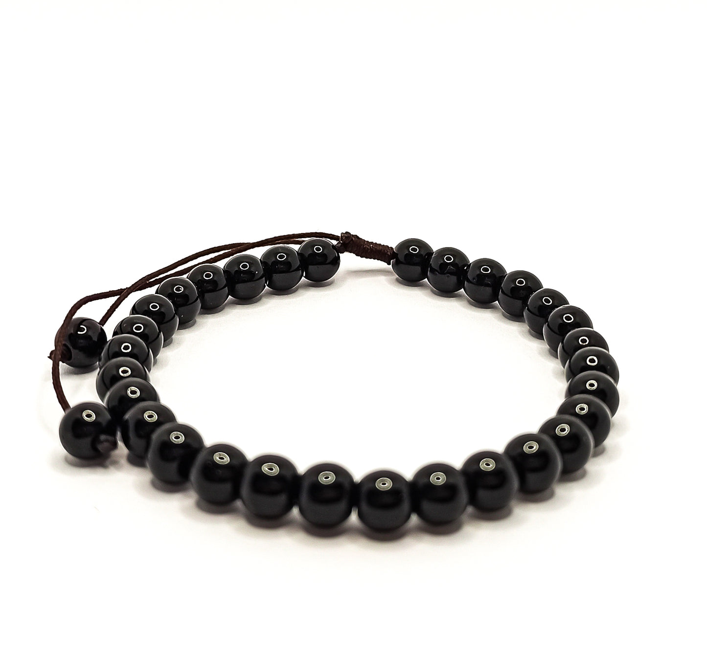 Pulseira Black Ball Porcelana